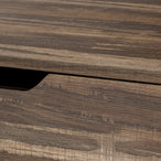 I 7557 Computer Desk - 48"L / Brown Reclaimed Wood / Black Metal - Furniture Depot