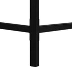 I 7558 Computer Desk - 48"L / White Marble-Look / Black Metal - Furniture Depot (7881391800568)