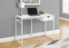I 7570 Computer Desk - 42"L / White / White Metal - Furniture Depot (7881141453048)