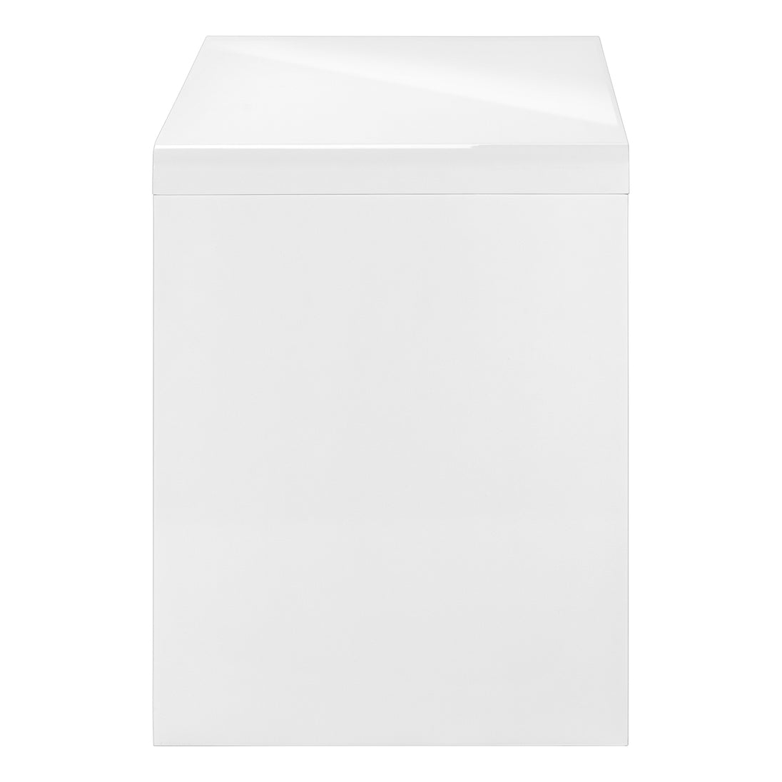 I 7580 Computer Desk - 48"L / High Glossy White / Storage Drawer - Furniture Depot