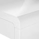 I 7581 Computer Desk - 60"L / High Glossy White L/R Face Drawer - Furniture Depot