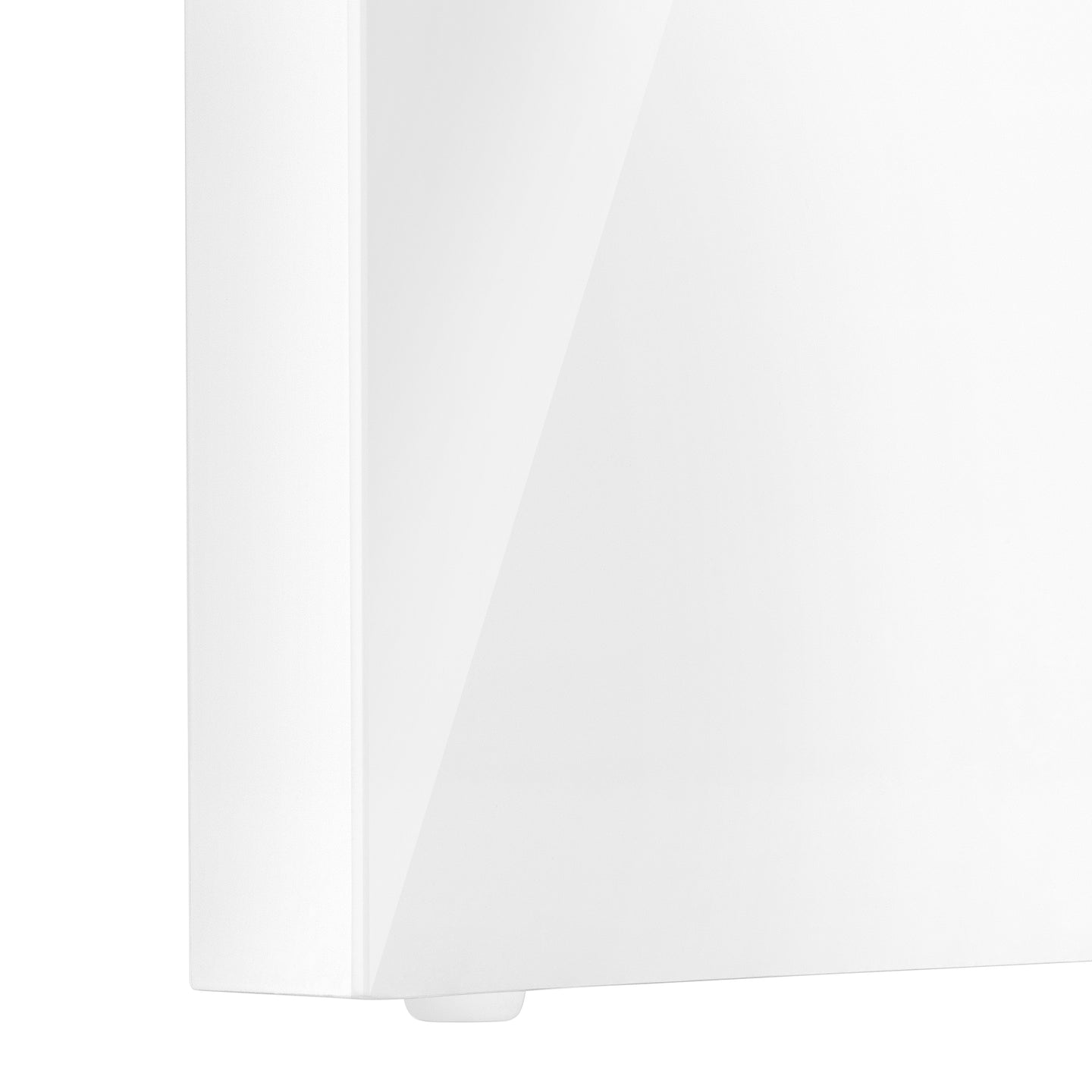 I 7581 Computer Desk - 60"L / High Glossy White L/R Face Drawer - Furniture Depot