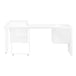I 7582 Computer Desk - 72"L / High Glossy White Left/ Right Face - Furniture Depot