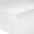 I 7582 Computer Desk - 72"L / High Glossy White Left/ Right Face - Furniture Depot