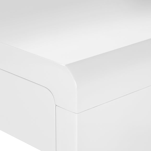 I 7582 Computer Desk - 72"L / High Glossy White Left/ Right Face - Furniture Depot