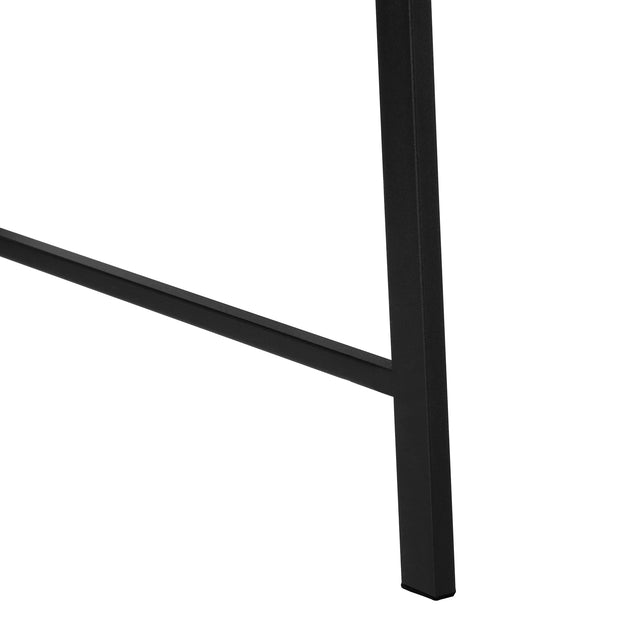 I 7592 Computer Desk - 48"L / Dark Taupe Top/ Black Metal Corner - Furniture Depot