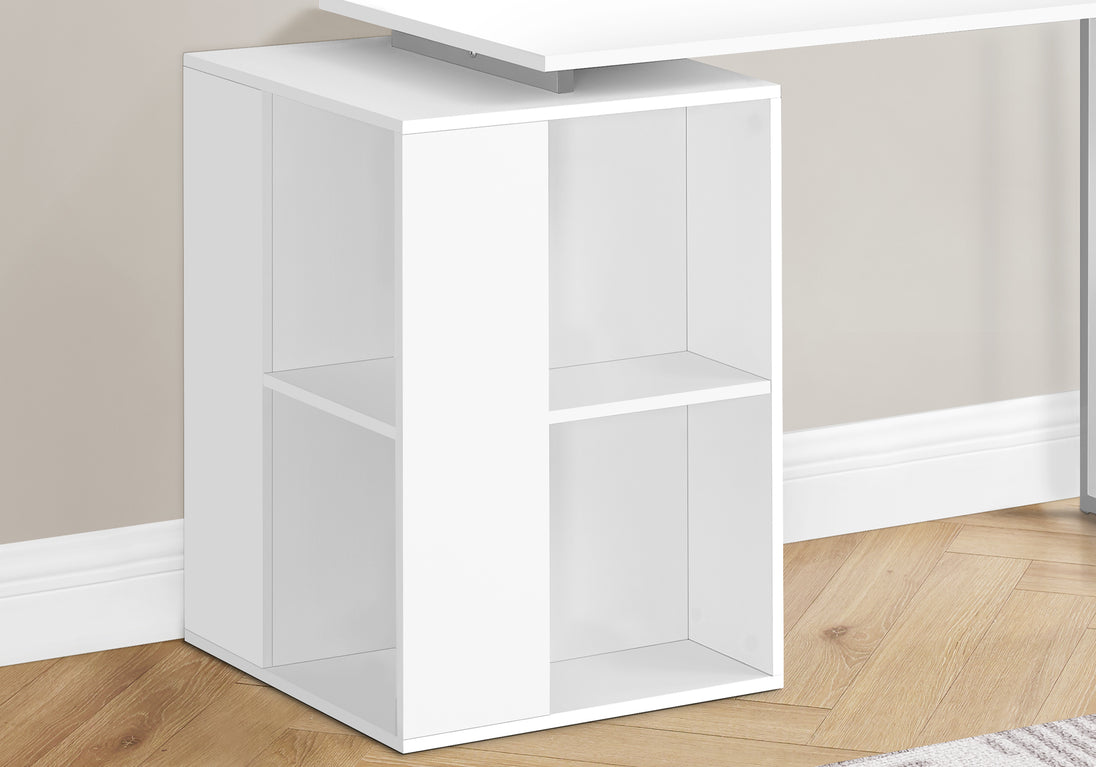 I 7600 Computer Desk - 55"L / White Left Or Right Facing - Furniture Depot