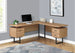 I 7612 Computer Desk - 70"L / Reclaimed Wood / Black Metal / L/R - Furniture Depot