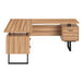 I 7612 Computer Desk - 70"L / Reclaimed Wood / Black Metal / L/R - Furniture Depot