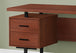 I 7626 Computer Desk - 60"L / Cherry / Black Metal - Furniture Depot