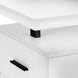 I 7631 Computer Desk - 60"L / White / Black Metal - Furniture Depot (7881145876728)