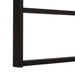 I 7655 Computer Desk - 48"L / Walnut / Black Metal - Furniture Depot