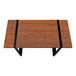 I 7656 Computer Desk - 48"L / Cherry / Black Metal - Furniture Depot