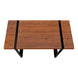 I 7656 Computer Desk - 48"L / Cherry / Black Metal - Furniture Depot