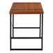 I 7656 Computer Desk - 48"L / Cherry / Black Metal - Furniture Depot