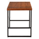 I 7656 Computer Desk - 48"L / Cherry / Black Metal - Furniture Depot