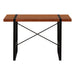 I 7656 Computer Desk - 48"L / Cherry / Black Metal - Furniture Depot