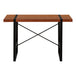 I 7656 Computer Desk - 48"L / Cherry / Black Metal - Furniture Depot