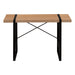 I 7657 Computer Desk - 48"L / Light Reclaimed Wood / Black Metal - Furniture Depot