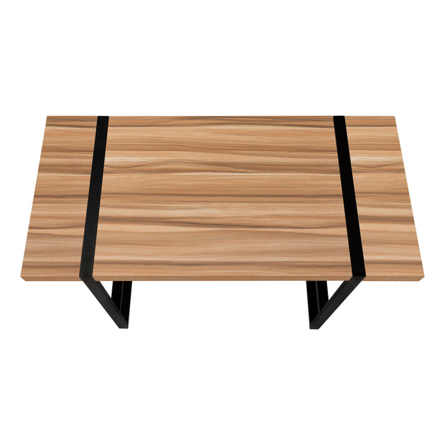 I 7657 Computer Desk - 48"L / Light Reclaimed Wood / Black Metal - Furniture Depot