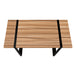 I 7657 Computer Desk - 48"L / Light Reclaimed Wood / Black Metal - Furniture Depot