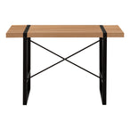 I 7657 Computer Desk - 48"L / Light Reclaimed Wood / Black Metal - Furniture Depot