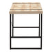 I 7658 Computer Desk - 48"L / Natural / Black Metal - Furniture Depot (7881148203256)