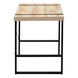 I 7658 Computer Desk - 48"L / Natural / Black Metal - Furniture Depot (7881148203256)