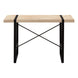 I 7658 Computer Desk - 48"L / Natural / Black Metal - Furniture Depot (7881148203256)