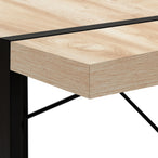 I 7658 Computer Desk - 48"L / Natural / Black Metal - Furniture Depot (7881148203256)