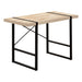 I 7658 Computer Desk - 48"L / Natural / Black Metal - Furniture Depot (7881148203256)