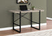 I 7659 Computer Desk - 48"L / Modern Taupe / Black Metal - Furniture Depot (7881148367096)
