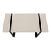 I 7659 Computer Desk - 48"L / Modern Taupe / Black Metal - Furniture Depot (7881148367096)