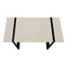 I 7659 Computer Desk - 48"L / Modern Taupe / Black Metal - Furniture Depot (7881148367096)