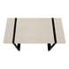 I 7659 Computer Desk - 48"L / Modern Taupe / Black Metal - Furniture Depot (7881148367096)