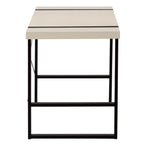 I 7659 Computer Desk - 48"L / Modern Taupe / Black Metal - Furniture Depot (7881148367096)