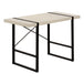 I 7659 Computer Desk - 48"L / Modern Taupe / Black Metal - Furniture Depot (7881148367096)