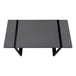 I 7660 Computer Desk - 48"L / Modern Grey / Black Metal - Furniture Depot (7881148498168)