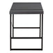 I 7660 Computer Desk - 48"L / Modern Grey / Black Metal - Furniture Depot (7881148498168)