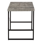 I 7661 Computer Desk - 48"L / Grey Concrete-Look / Black Metal - Furniture Depot