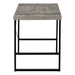 I 7661 Computer Desk - 48"L / Grey Concrete-Look / Black Metal - Furniture Depot
