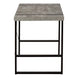 I 7661 Computer Desk - 48"L / Grey Concrete-Look / Black Metal - Furniture Depot