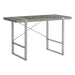 I 7662 Computer Desk - 48"L / Grey Concrete-Look / Silver Metal - Furniture Depot