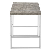 Load image into Gallery viewer, I 7662 Computer Desk - 48&quot;L / Grey Concrete-Look / Silver Metal - Furniture Depot