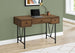 I 7670 Computer Desk - 48"L / Walnut / Black Metal - Furniture Depot (7881149055224)