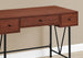 I 7671 Computer Desk - 48"L / Cherry / Black Metal - Furniture Depot (7881149219064)