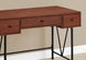 I 7671 Computer Desk - 48"L / Cherry / Black Metal - Furniture Depot (7881149219064)
