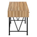 I 7672 Computer Desk - 48"L / Light Reclaimed Wood / Black Metal - Furniture Depot