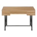 I 7672 Computer Desk - 48"L / Light Reclaimed Wood / Black Metal - Furniture Depot