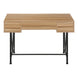 I 7672 Computer Desk - 48"L / Light Reclaimed Wood / Black Metal - Furniture Depot